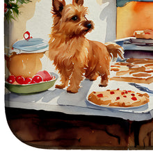 Load image into Gallery viewer, Norwich Terrier Christmas Cookies Dish Drying Mat