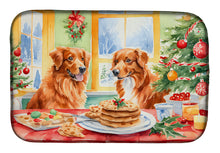 Load image into Gallery viewer, Nova Scotia Duck Toller Christmas Cookies Dish Drying Mat