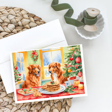 Load image into Gallery viewer, Nova Scotia Duck Toller Christmas Cookies Greeting Cards - Blank Note Cards – 8-Pack of Artist-Designed Cards with Envelopes