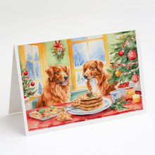 Load image into Gallery viewer, Nova Scotia Duck Toller Christmas Cookies Greeting Cards - Blank Note Cards – 8-Pack of Artist-Designed Cards with Envelopes