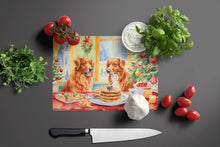 Load image into Gallery viewer, Nova Scotia Duck Toller Christmas Cookies Glass Cutting Boards – Durable, Decorative Kitchen Art