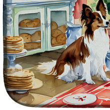 Load image into Gallery viewer, Papillon Christmas Cookies Dish Drying Mat