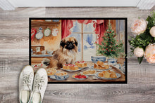 Load image into Gallery viewer, Pekingese Christmas Cookies Doormat - 18X27 Indoor / Outdoor Rug | Made in USA