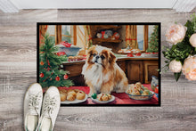 Load image into Gallery viewer, Pekingese Christmas Cookies Doormat-24x36 Indoor / Outdoor Rug | Made in USA
