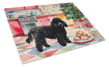 Load image into Gallery viewer, Poodle Christmas Cookies Glass Cutting Boards – Durable, Decorative Kitchen Art