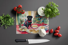 Load image into Gallery viewer, Pug Christmas Cookies Glass Cutting Boards – Durable, Decorative Kitchen Art