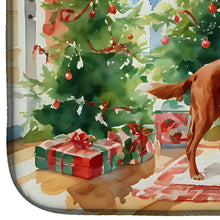 Load image into Gallery viewer, Redbone Coonhound Christmas Cookies Dish Drying Mat