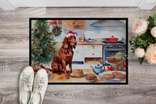 Load image into Gallery viewer, Redbone Coonhound Christmas Cookies Doormat - 18X27 Indoor / Outdoor Rug | Made in USA