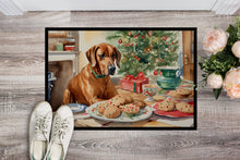 Load image into Gallery viewer, Rhodesian Ridgeback Christmas Cookies Doormat-24x36 Indoor / Outdoor Rug | Made in USA