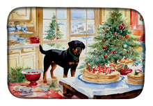 Load image into Gallery viewer, Rottweiler Christmas Cookies Dish Drying Mat