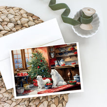 Load image into Gallery viewer, Samoyed Christmas Cookies Greeting Cards - Blank Note Cards – 8-Pack of Artist-Designed Cards with Envelopes