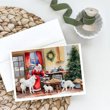 Load image into Gallery viewer, Samoyed Christmas Cookies Greeting Cards - Blank Note Cards – 8-Pack of Artist-Designed Cards with Envelopes