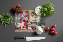Load image into Gallery viewer, Samoyed Christmas Cookies Glass Cutting Boards – Durable, Decorative Kitchen Art