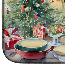Load image into Gallery viewer, Schnauzer Christmas Cookies Dish Drying Mat