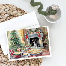 Load image into Gallery viewer, Schnauzer Christmas Cookies Greeting Cards - Blank Note Cards – 8-Pack of Artist-Designed Cards with Envelopes