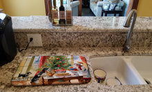 Load image into Gallery viewer, Schnauzer Christmas Cookies Dish Drying Mat
