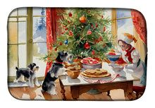 Load image into Gallery viewer, Schnauzer Christmas Cookies Dish Drying Mat