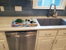 Load image into Gallery viewer, Sheltie Christmas Cookies Dish Drying Mat