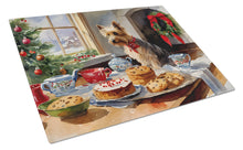 Load image into Gallery viewer, Silky Terrier Christmas Cookies Glass Cutting Boards – Durable, Decorative Kitchen Art