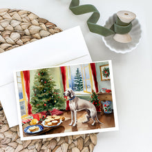 Load image into Gallery viewer, Weimaraner Christmas Cookies Greeting Cards - Blank Note Cards – 8-Pack of Artist-Designed Cards with Envelopes