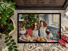 Load image into Gallery viewer, Welsh Springer Spaniel Christmas Cookies Doormat