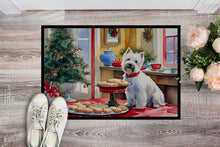 Load image into Gallery viewer, Westie Christmas Cookies Doormat - 18X27 Indoor / Outdoor Rug | Made in USA
