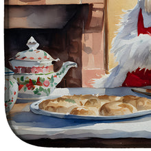 Load image into Gallery viewer, Westie Christmas Cookies Dish Drying Mat