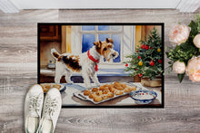 Load image into Gallery viewer, Wire Fox Terrier Christmas Cookies Doormat