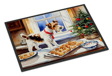 Load image into Gallery viewer, Wire Fox Terrier Christmas Cookies Doormat