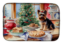 Load image into Gallery viewer, Yorkshire Terrier Yorkie Christmas Cookies Dish Drying Mat