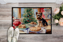 Load image into Gallery viewer, Yorkshire Terrier Yorkie Christmas Cookies Doormat - 18X27 Indoor / Outdoor Rug | Made in USA