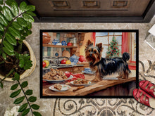 Load image into Gallery viewer, Yorkshire Terrier Yorkie Christmas Cookies Doormat - 18X27 Indoor / Outdoor Rug | Made in USA