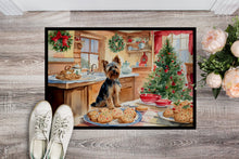 Load image into Gallery viewer, Yorkshire Terrier Yorkie Christmas Cookies Doormat-24x36 Indoor / Outdoor Rug | Made in USA