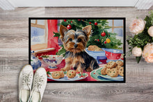 Load image into Gallery viewer, Yorkshire Terrier Yorkie Christmas Cookies Doormat - 18X27 Indoor / Outdoor Rug | Made in USA