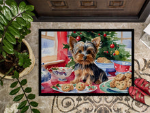 Load image into Gallery viewer, Yorkshire Terrier Yorkie Christmas Cookies Doormat - 18X27 Indoor / Outdoor Rug | Made in USA