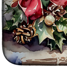 Load image into Gallery viewer, Christmas Bows &amp; Ribbons Dish Drying Mat