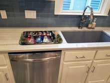 Load image into Gallery viewer, Christmas Carolers Dish Drying Mat