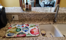 Load image into Gallery viewer, Christmas Ornaments Dish Drying Mat