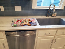 Load image into Gallery viewer, Christmas Gingerbread Men Dish Drying Mat