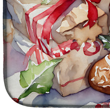 Load image into Gallery viewer, Christmas Gingerbread Men Dish Drying Mat