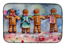 Load image into Gallery viewer, Christmas Gingerbread Dish Drying Mat