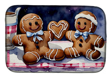 Load image into Gallery viewer, Christmas Gingerbread Dish Drying Mat