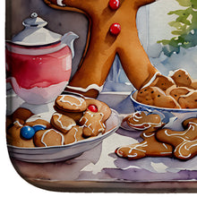 Load image into Gallery viewer, Christmas Gingerbread Dish Drying Mat
