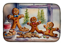 Load image into Gallery viewer, Christmas Gingerbread Dish Drying Mat