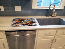Load image into Gallery viewer, Christmas Gingerbread Dish Drying Mat