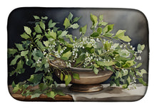 Load image into Gallery viewer, Christmas Mistletoe Dish Drying Mat
