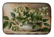 Load image into Gallery viewer, Christmas Mistletoe Dish Drying Mat