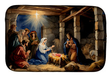 Load image into Gallery viewer, Christmas Nativity Scene Dish Drying Mat