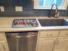 Load image into Gallery viewer, Christmas Nutcrackers Dish Drying Mat