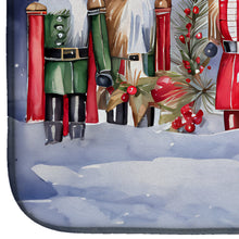 Load image into Gallery viewer, Christmas Nutcrackers Dish Drying Mat